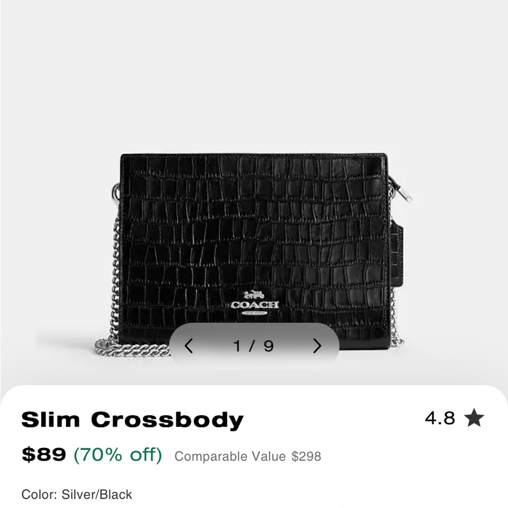 Coach Black Crossbody Bag